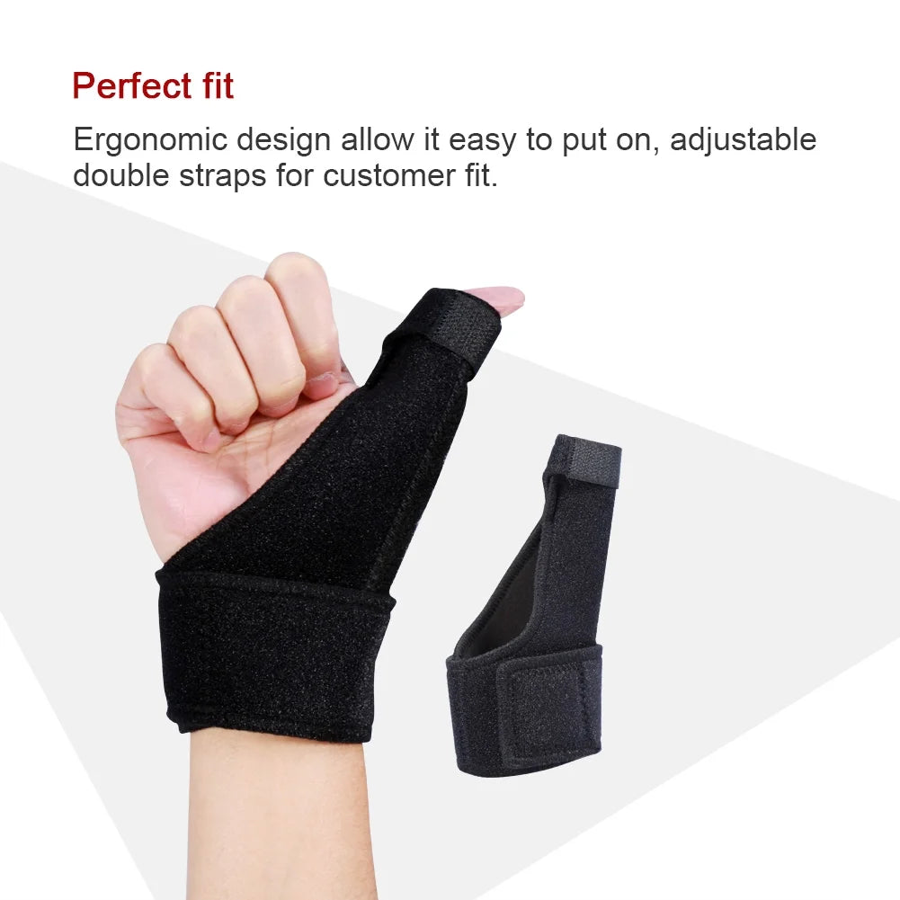 Thumb Spica Splint- HERCHR Thumb Brace for or Soft Tissue Injuries, Lightweight and Breathable, Stabilizing and Not Restrictive, Recovery Brace Aid Tools, Finger Aluminium Splint, Righ