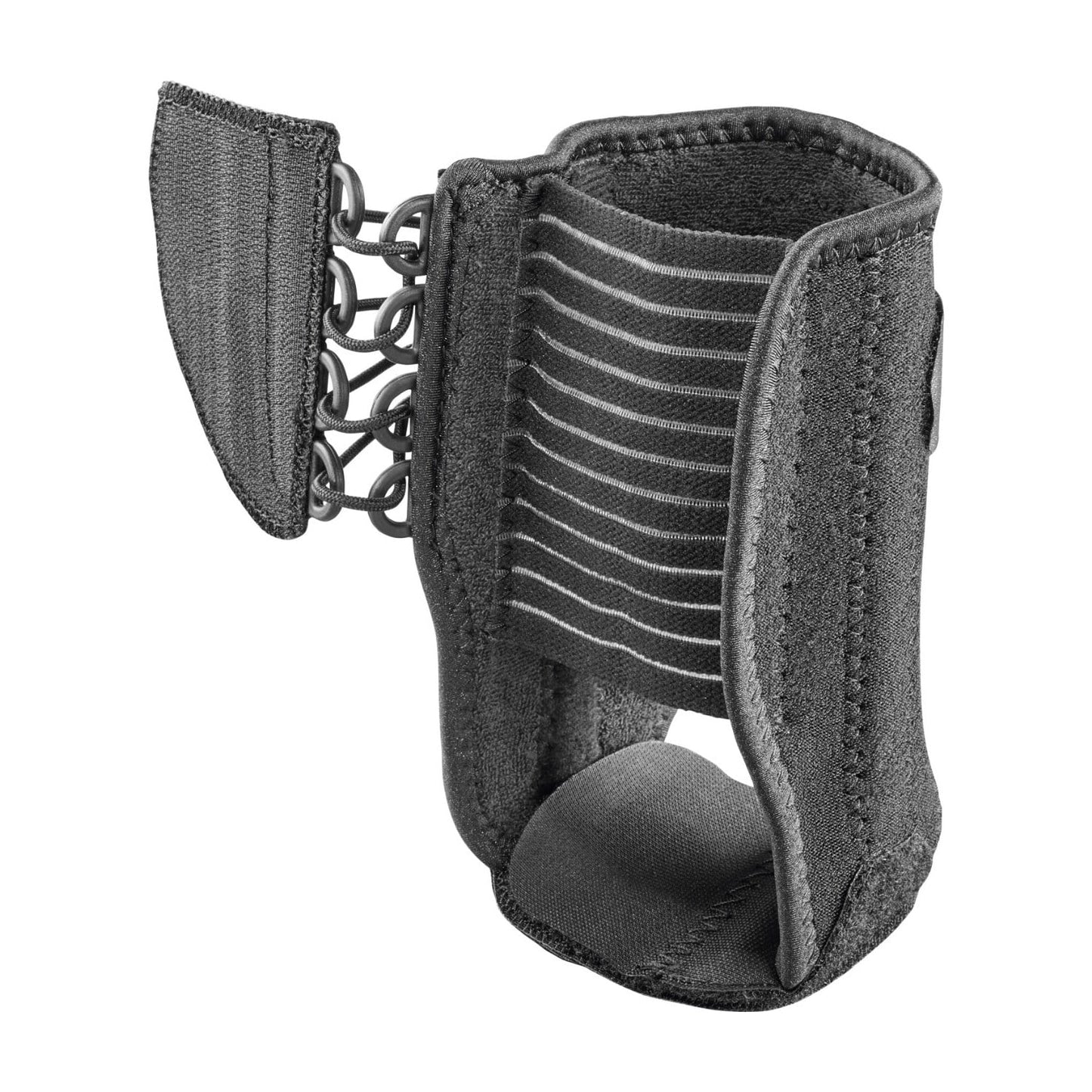 Ankle Support with Side Stabilizers, Adjustable, Black, 1 Brace