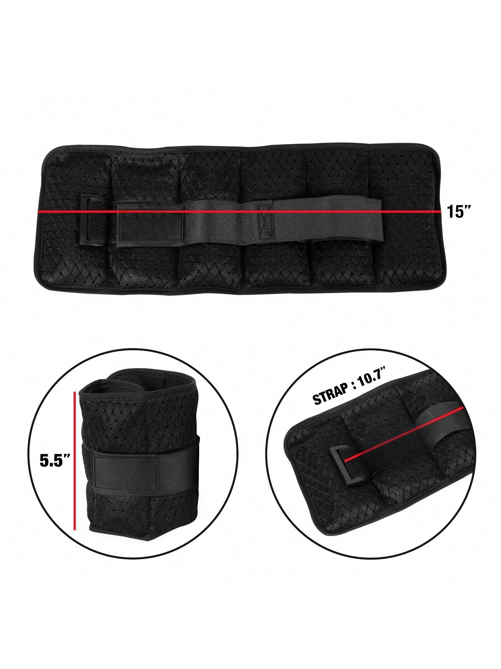 2.5 & 5-Lb Adjustable Ankle Weights (Pair) – Elevate Your Workout!