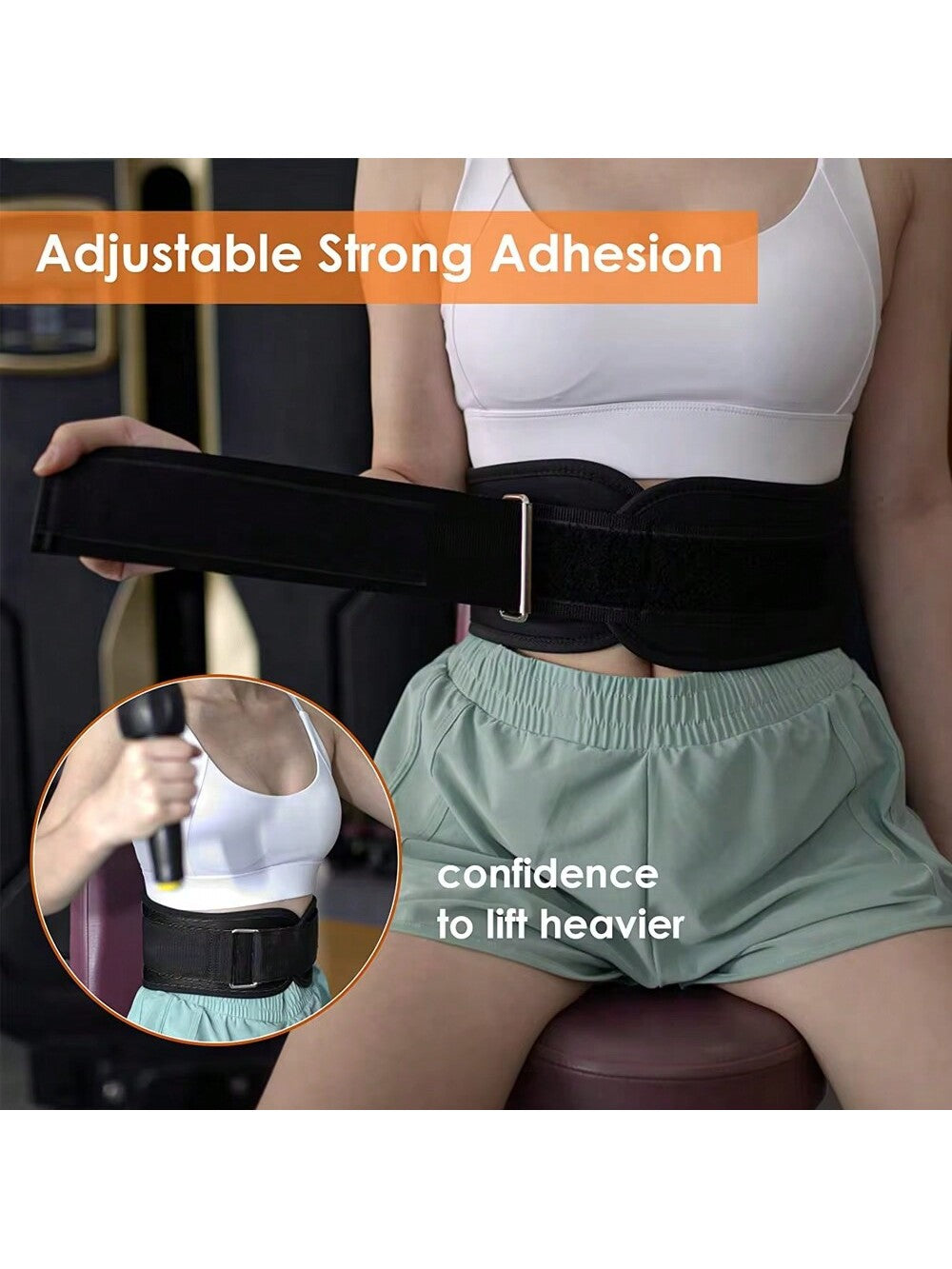 1 Pc Waist Support Belt Adjustable Back Support for Deep Squat Dumbbell Weight Barbell Fitness Lifting Sports Training Belt Gym Accessories