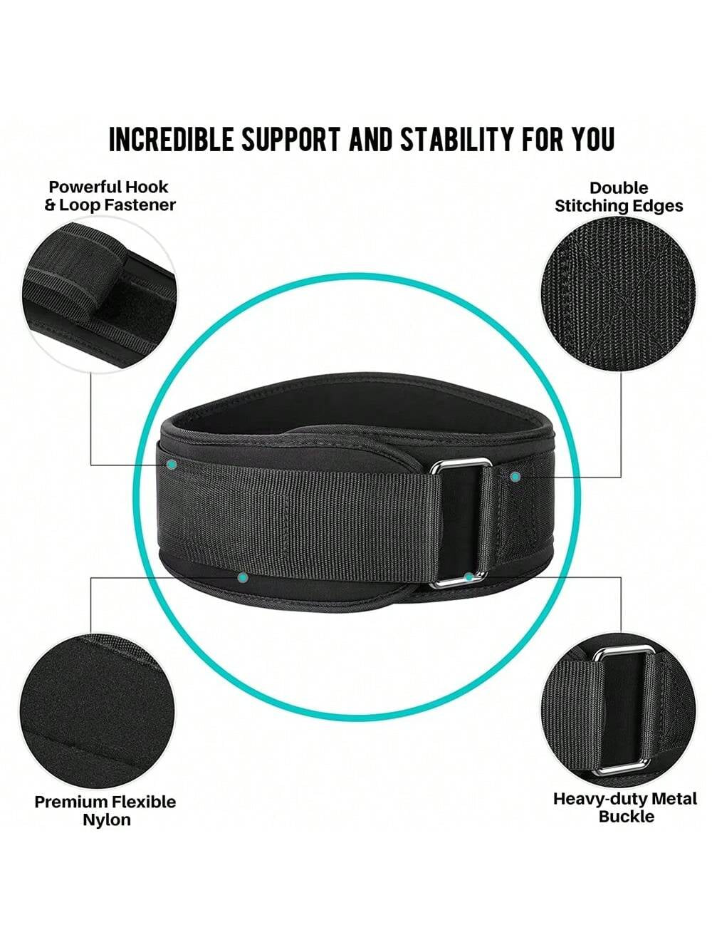 1 Pc Waist Support Belt Adjustable Back Support for Deep Squat Dumbbell Weight Barbell Fitness Lifting Sports Training Belt Gym Accessories