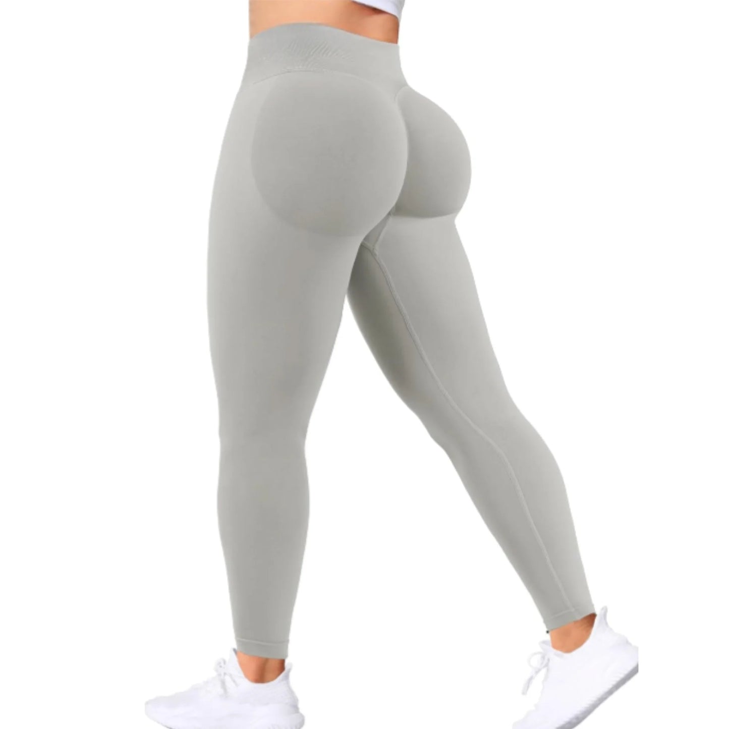 Seamless Women Solid Waist Yoga Pants Three-Section Waist Sexy Hip-Lifting Tight Sports Pants Fitness Exercise Yoga Pants